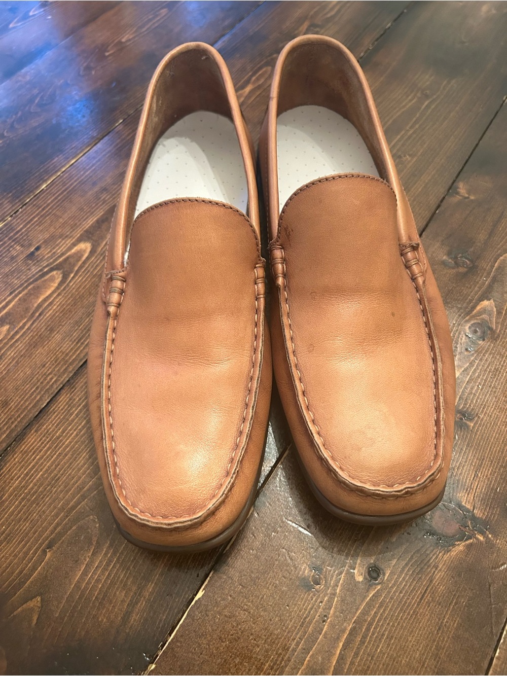 Callaghan Adaptaction Driving Loafers Cognac Leather -size 44/US 10.5